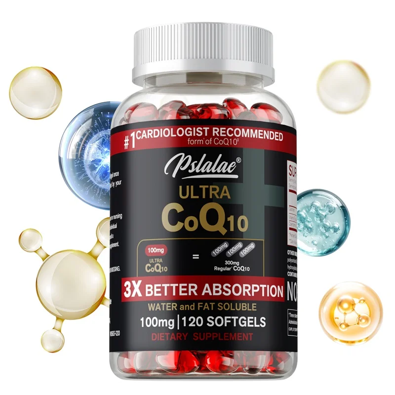 

CoQ10 Capsules - Promote Heart and Brain Health, Maintain Healthy Cholesterol, and Promote Heart and Vascular Health