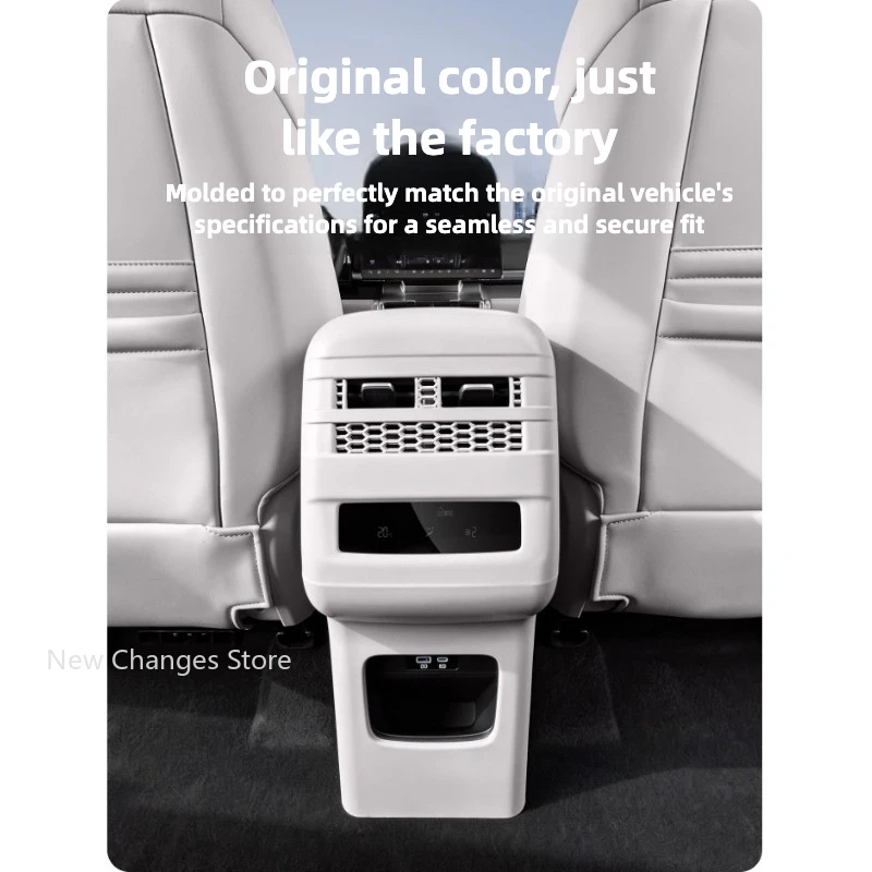 For BYD Ti 7 2025 2026 Rear Anti Kick Pad Interior Modified Refrigerator Air Conditioning Protective Anti Kick Plate 3
