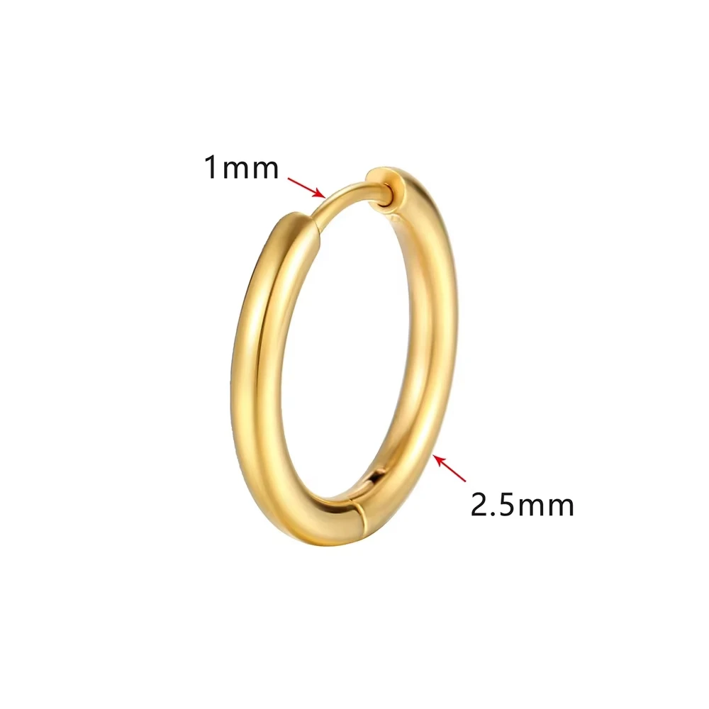 6 Pairs Tiny Hoop Earrings Set for Women