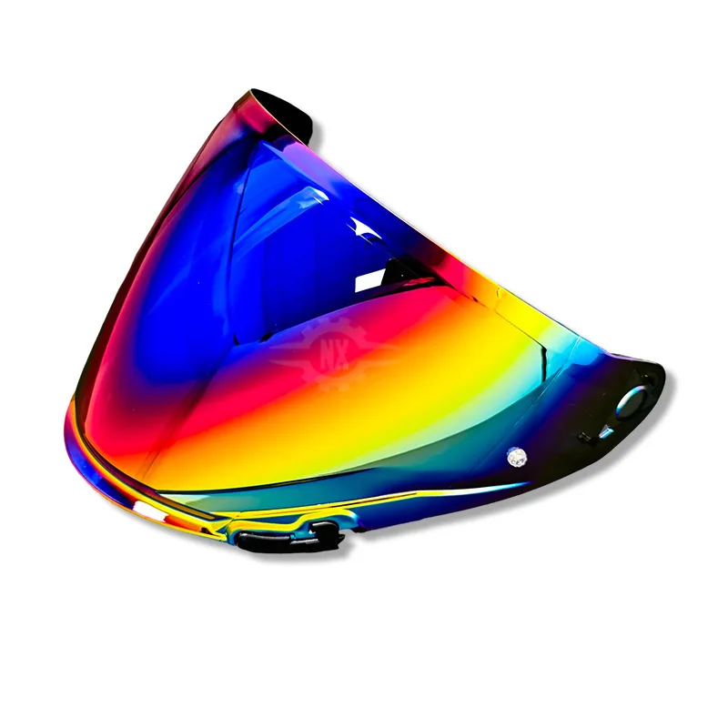 Adapt To OF603 Helmet Lens 3/4 Helmet Visor Electroplated Color-changing Film Anti-fog Sticker Day and Night Universal Base