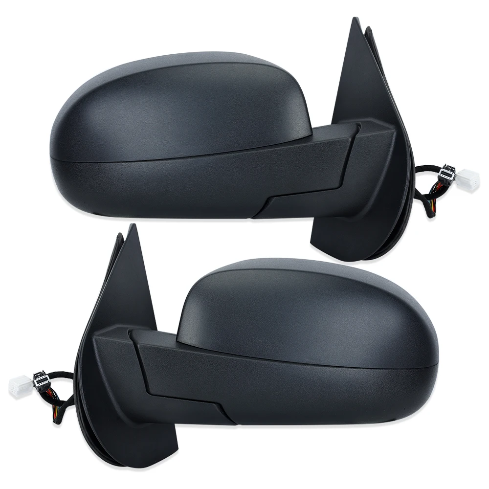 Side Rearview Mirror Assembly， GMC Sierra Yukon For Chevrolet Avalanche Silverado Suburban Tahoe 2007 2008 2009 2010-2013