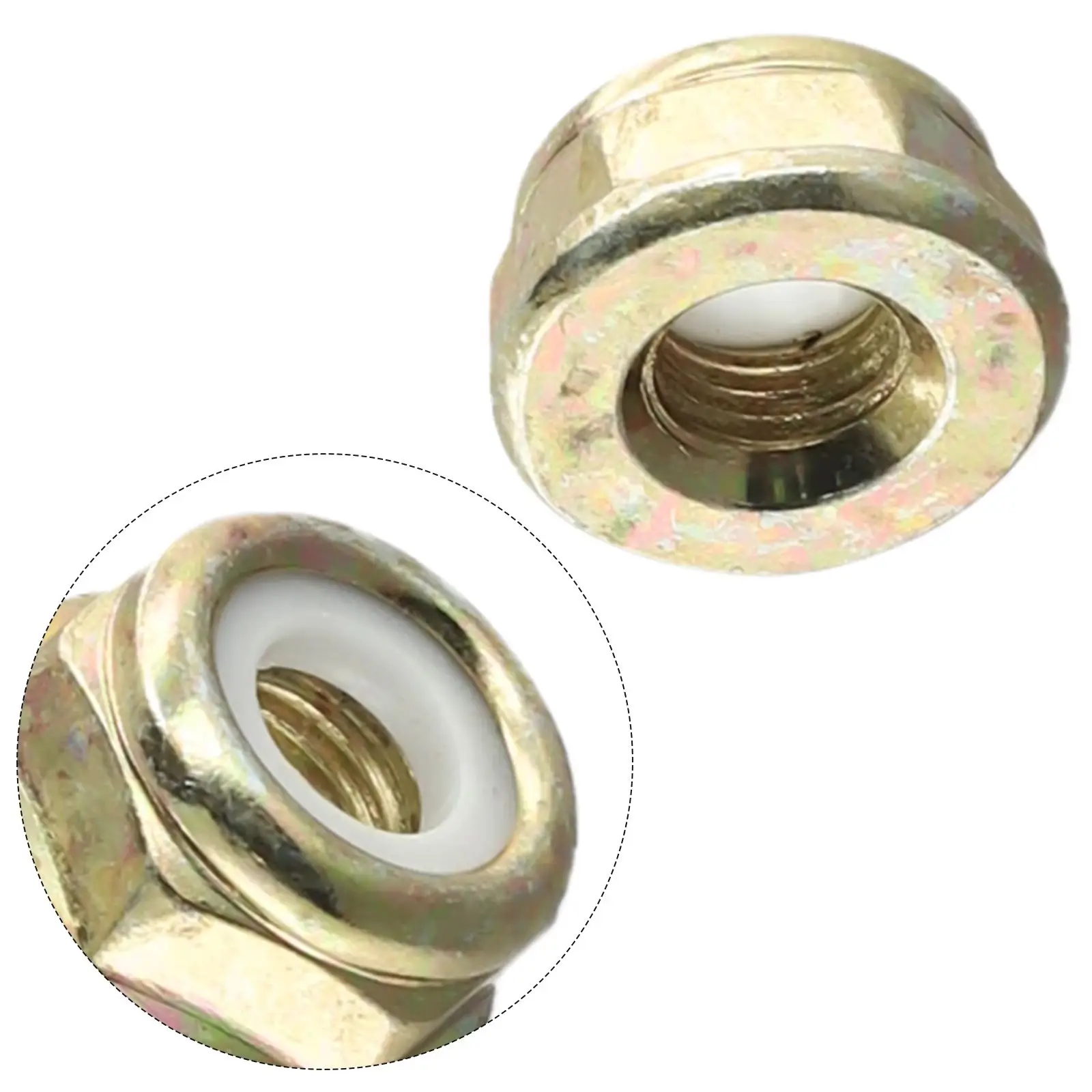 1set M10x1 25 left threaded blade nut is compatible with the trimmer gearbox and has cutting performance tool accessories