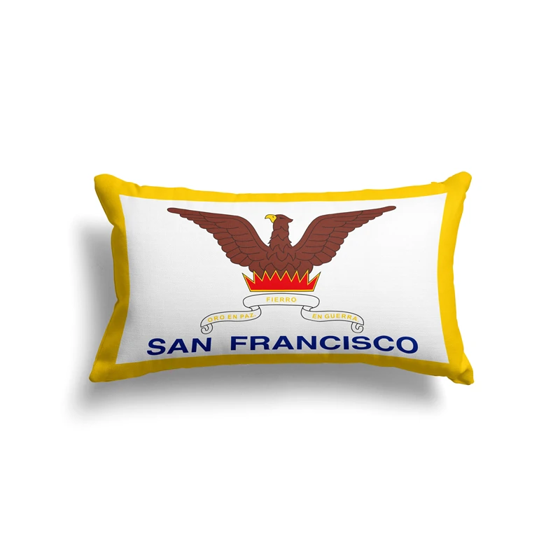 Aertemisi 20'' x 12'' San Francisco California Rectangular Throw Pillow Cushion Covers Cases Pillowcases 50cm x 30cm