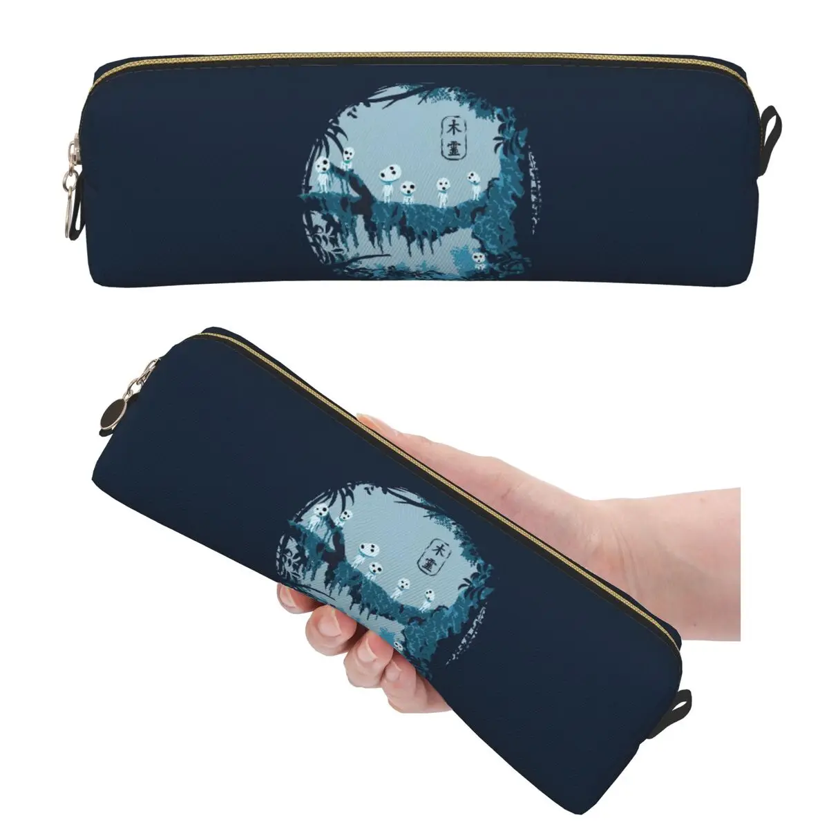 Estuches para lápices Kodama Studio Ghibli para estudiantes, regalos, caja para bolígrafos, bolsa para lápices de gran capacidad, estuche para lápices, suministros de papelería