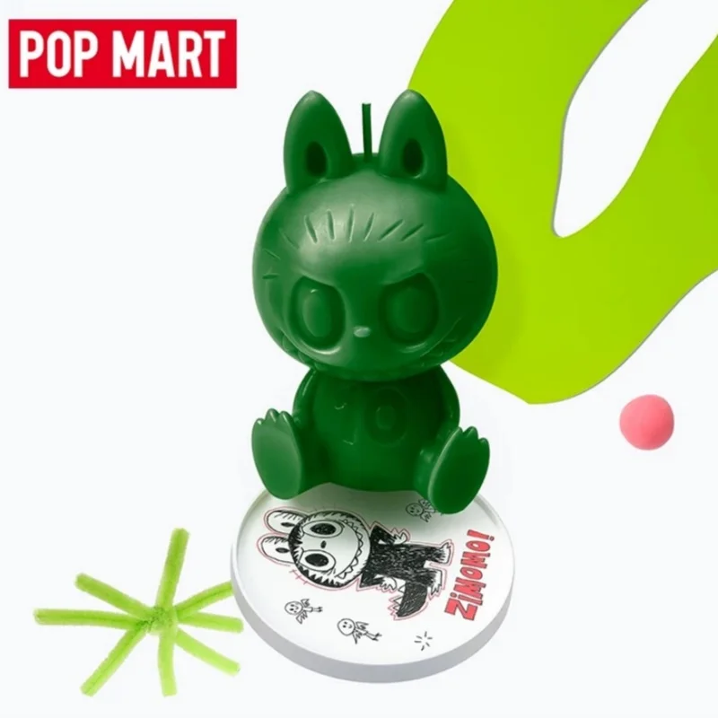 

POPMART The Monsters 10th Anniversary Labubu: Ароматическая свеча в слепой коробке, коллекционный предмет декора для дома, подарок для фанатов аниме-игрушек