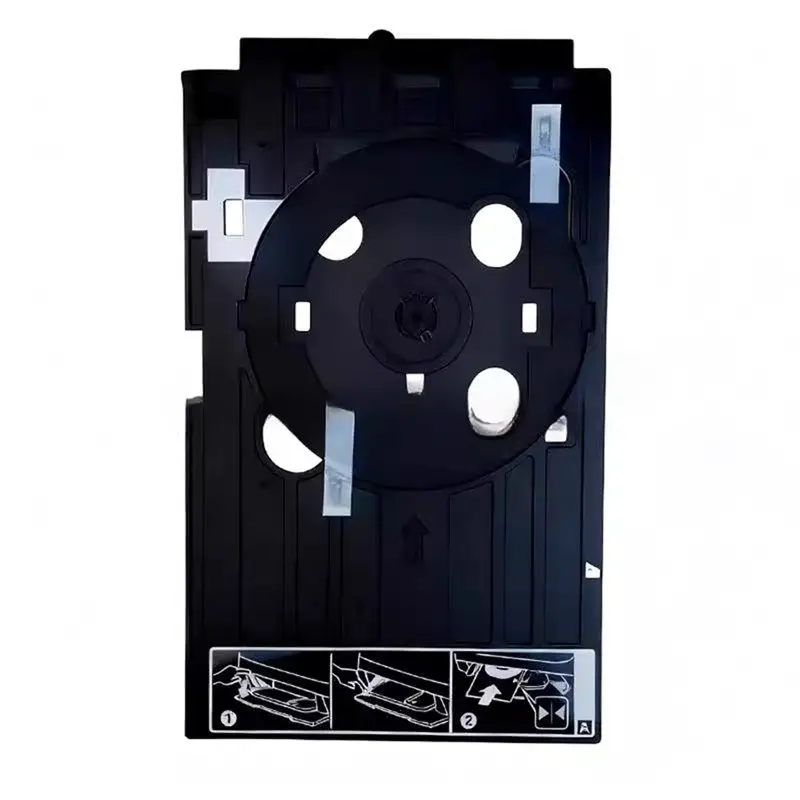 A08E-Inkjet CD/DVD Tray For Epson L805 T50 P50 T60 L800 L801 L810 R290 R330 R380 R390 RX680 CD Printer DVD Tray