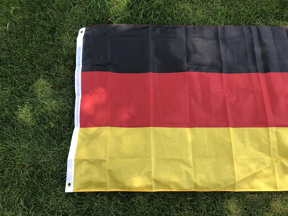 Germany flag 90x150cm polyester hanging flag black red yellow de deu german Deutschland germany flag for home decoration