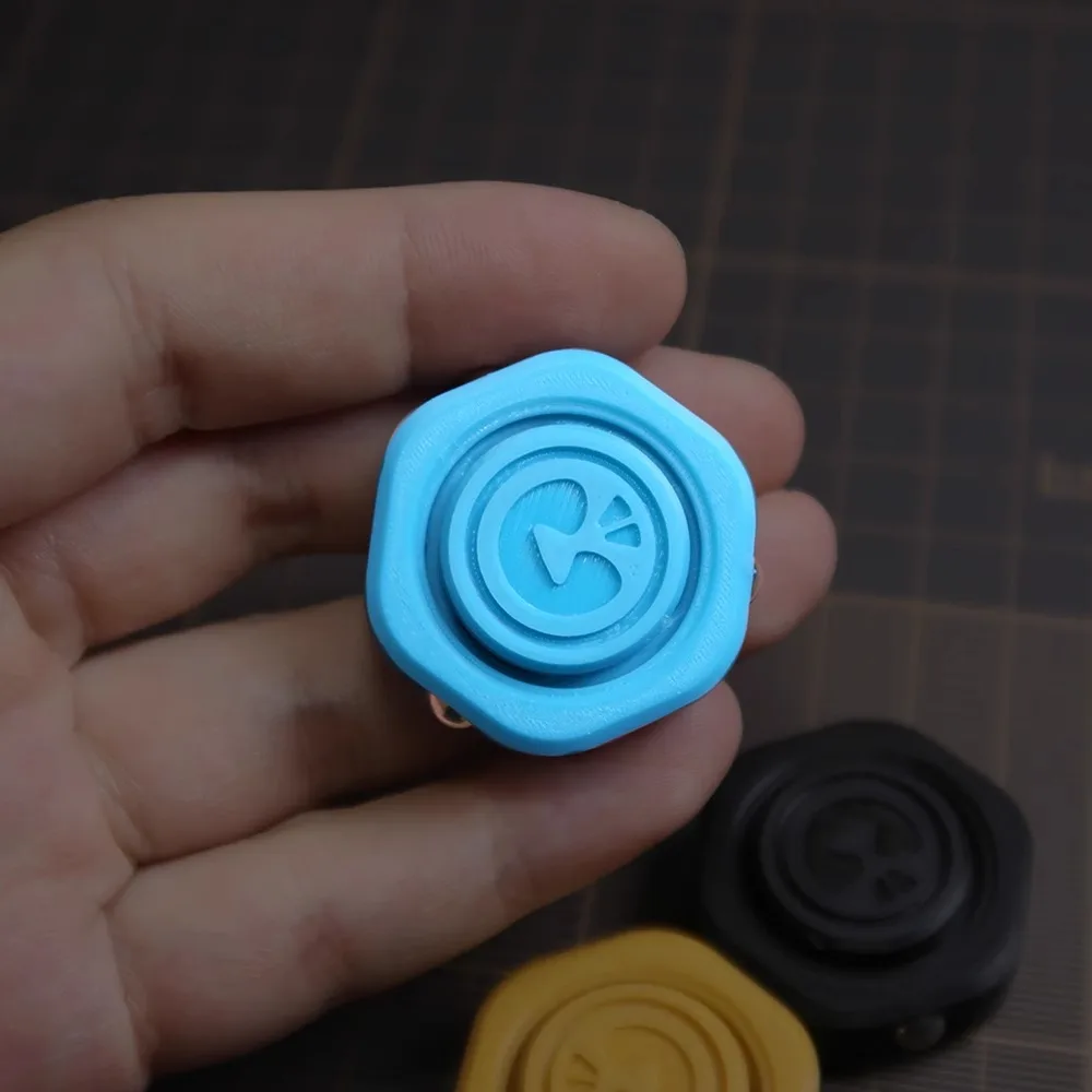 Fidget Spinner – pièce de monnaie magnétique 2 en 1, curseur mécanique, carte de poussée EDC, jouets anti-Stress, soulage l'anxiété