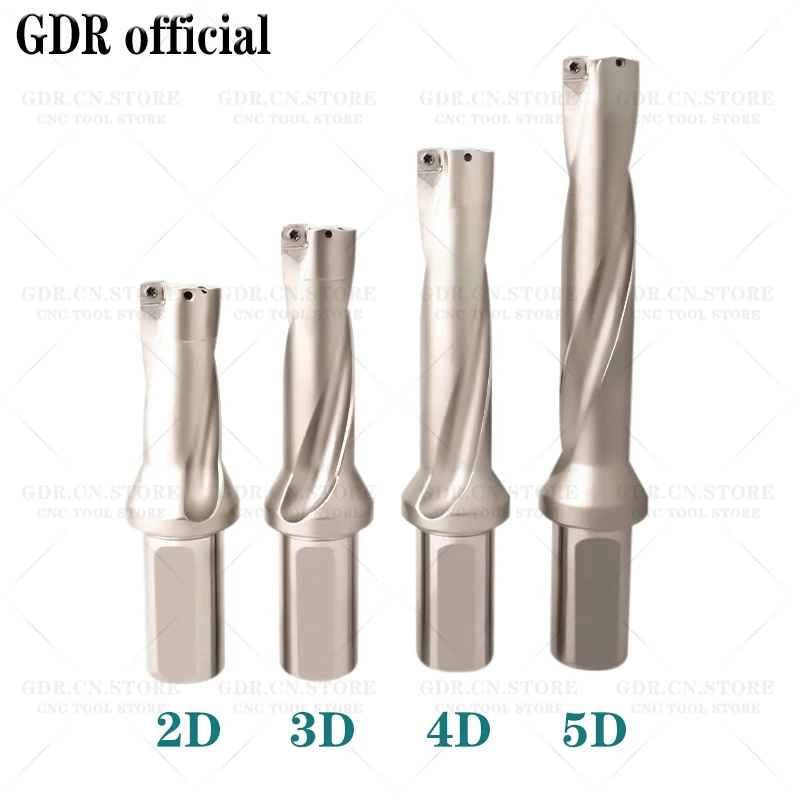 High Quality WC SP Drill Bits U Drill C20 C25 C32 SP Series Drill Bits 2D 3D 4D 5D Metal Drill Bits SPMG SP Insert Quick U Drill