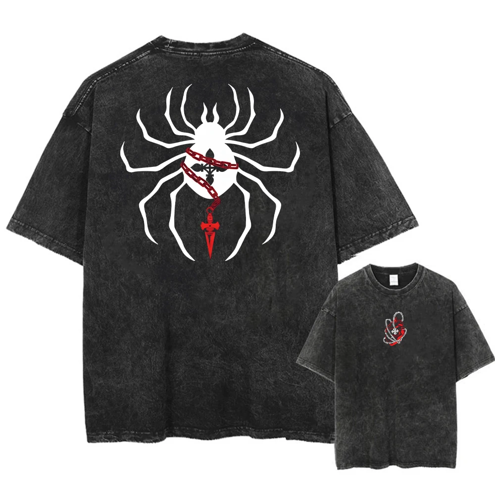 Vintage Anime Hunter X Hunter Acid T Shirt Graphic Print Tees Men