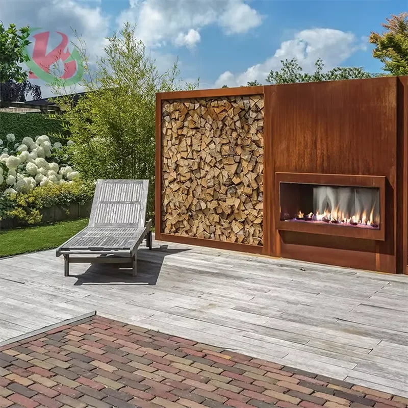 Fireplace Log Holder Firewood Rack Indoor CF09 Wood Outdoor Waterproof Firewood Rack