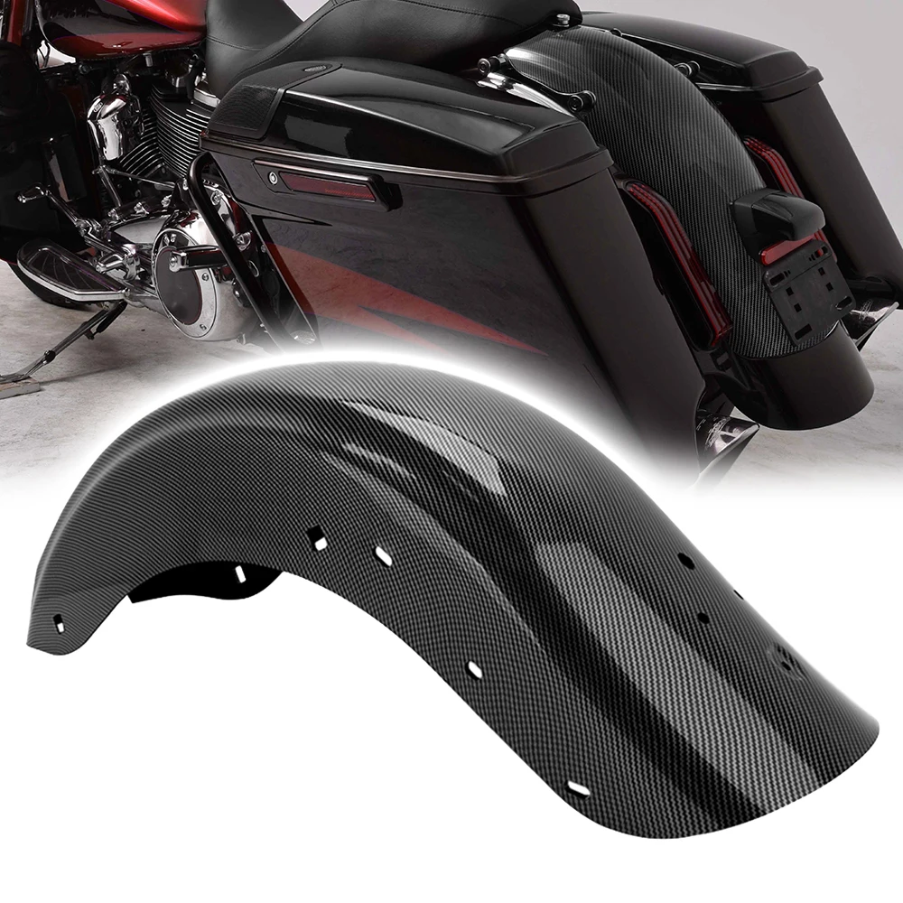 

Black Motorcycle Rear Fender Mudguard Mud Guard Cover For Harley Touring Road King CVO Electra Glide Street Glide FLHR 2009-Up