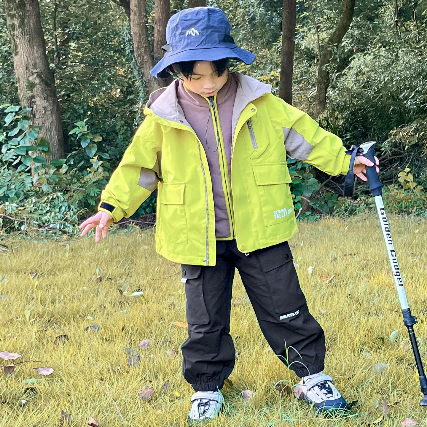 

Комплект детской одежды для мальчиков: куртка с капюшоном и брюки, весна-осень 2025, новая повседневная коллекция Haome