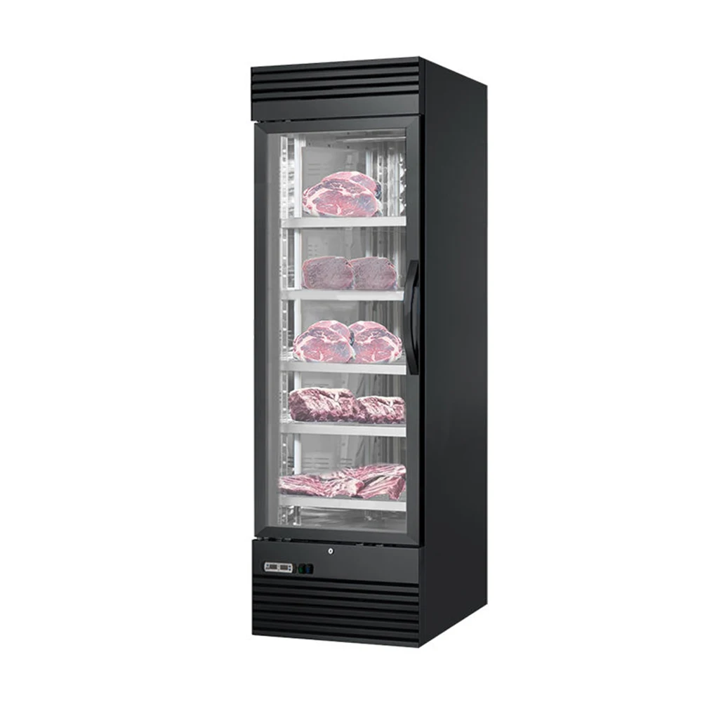 Refrigerador seco de carne, economia de energia, bife de carne seca, agitador envelhecido, armário de carne, geladeira de envelhecimento seco