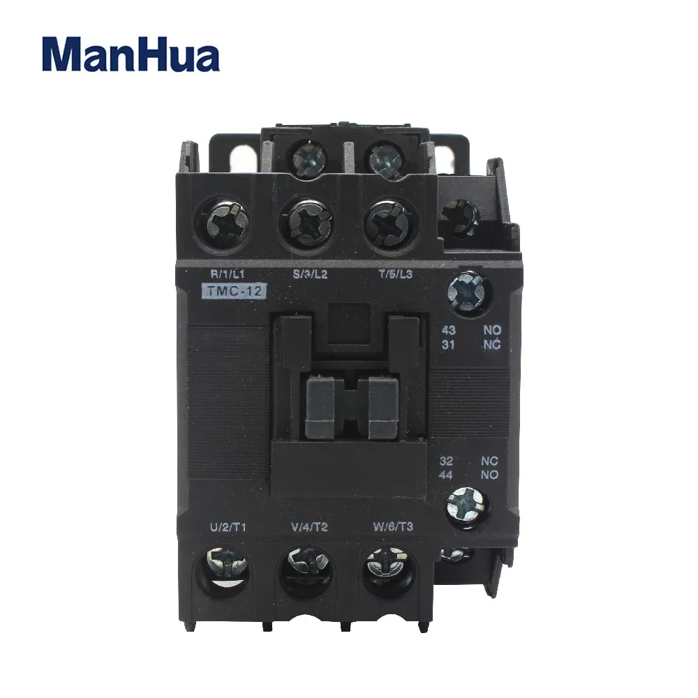 ManHua Flame Retardant Casing TMC-12 Three-phase AC 12A Motor Protective Electromagnetic Contactor