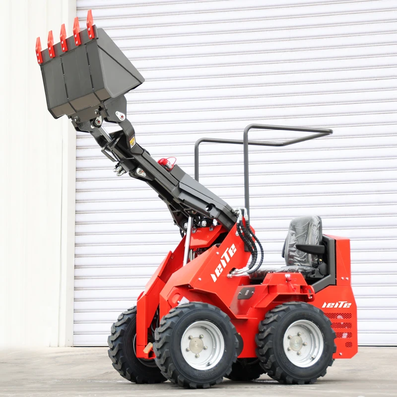 2025 رخيصة صغيرة رافعة عجلات انزلاقية التوجيه مجرفة لودر لحديقة المزرعة استخدام المصنعين الصينيين بقعة رائجة البيع