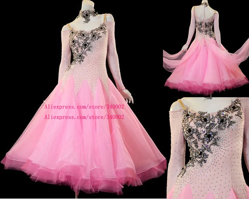 Standard Ballroom Dance Dress For Women New Arrival High Quality Custom Made Ballroom Waltz Competition Dresses