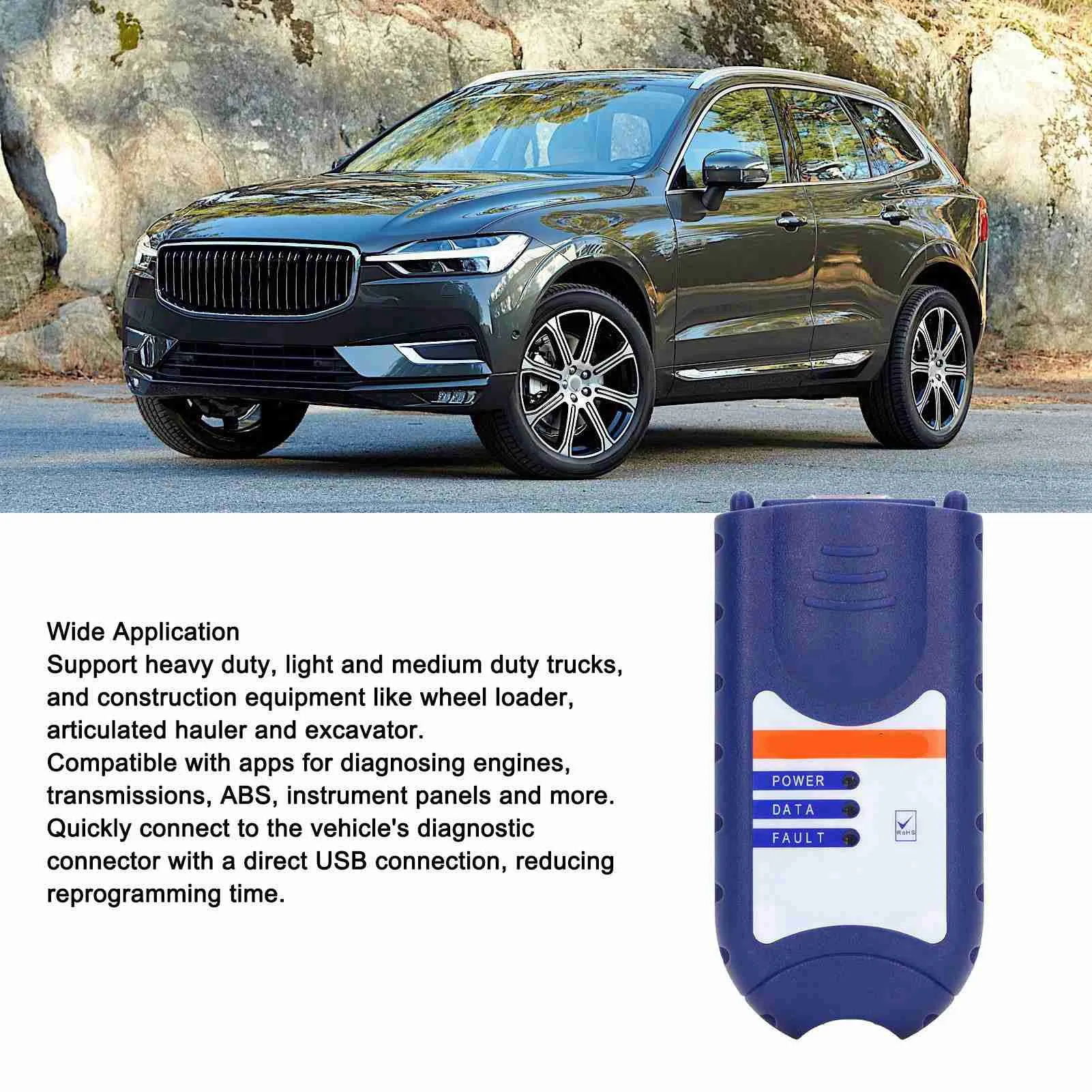 

Для NEXIQ USB Link OBD диагностический сканер высокая точность профессиональный экономия времени дизельный грузовик сканирующий инструмент