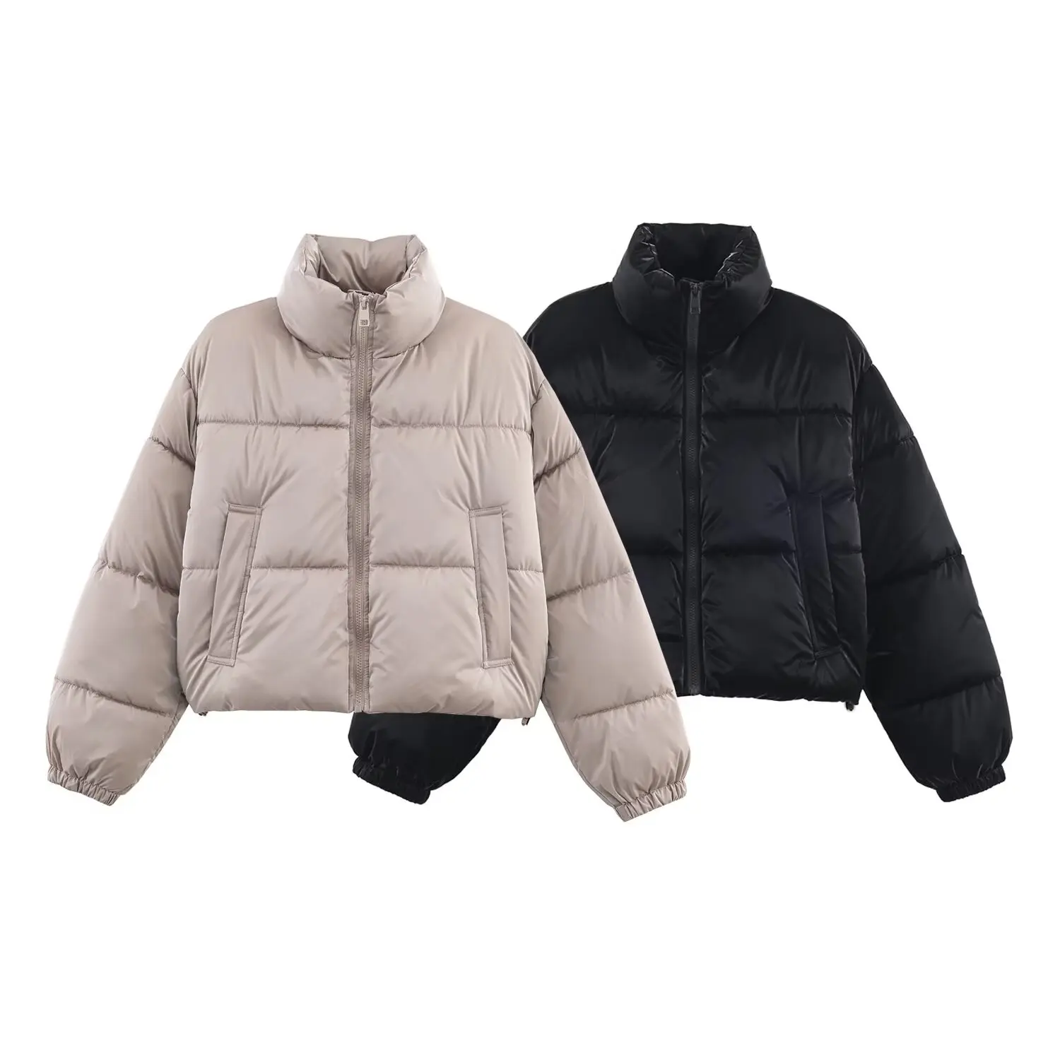 

2025 Women Autumn Winter Parkas Jackets Coats Fashion Solid Loose Waterproof Female Elegant Street Jacket Outerwear Clothing