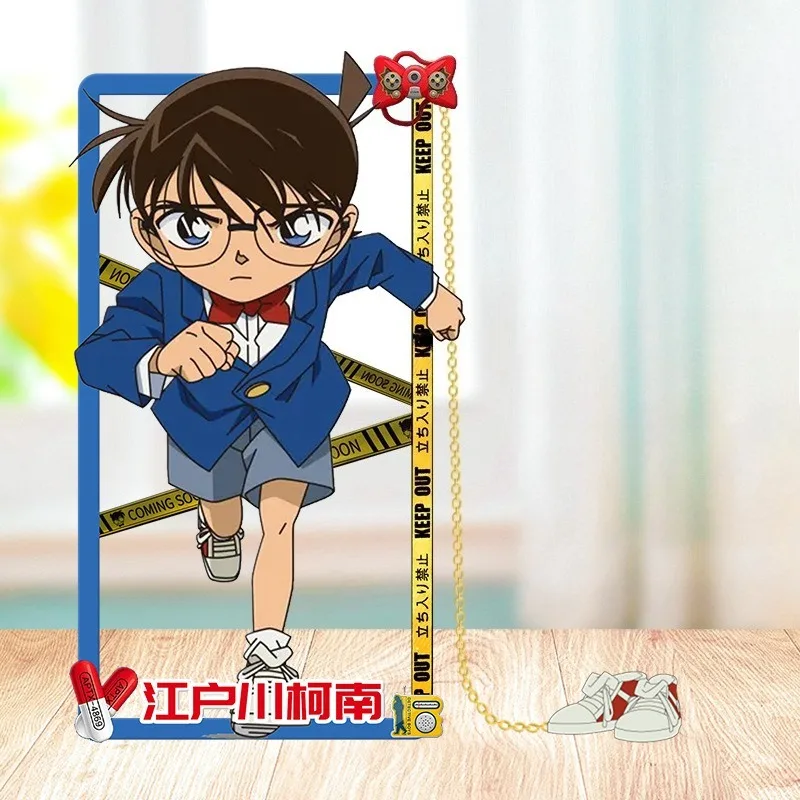 

Detective Conan Japanese Anime Peripherals Jimmy Kudo/Rachel Moore Metal Craft Bookmark Collectible Desk Ornaments Boy Gifts