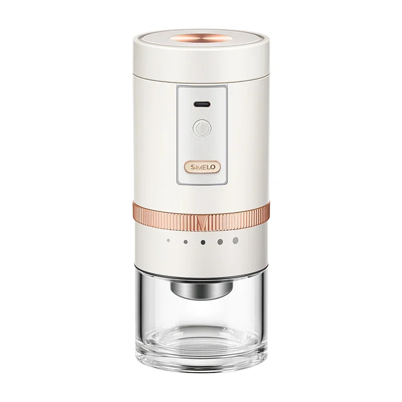 

SIMELO PLUS Portable Multi-function All Electric Rechargeable Coffee Grinder Adjustable Bean Grinder