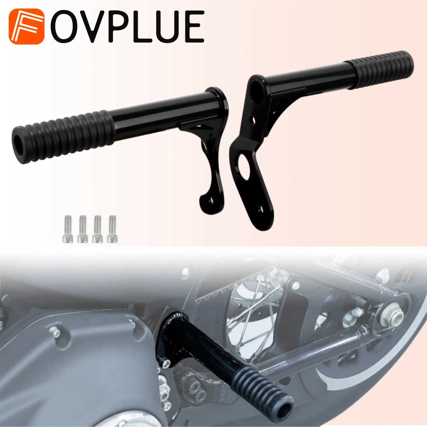 Motorcycle Passenger Crash Bar accessories Rear Highway FootPeg Bumper For Harley Softail Low Rider FXLR Street Bob FXBB 2018-UP
