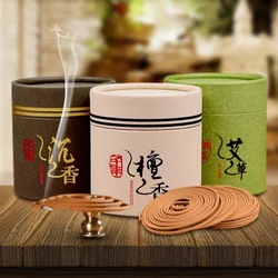 YXYMCF 4 Hours 48pcs/box Sandalwood Coil Incense Natrual Plant Aromatherapy Cense Bedroom Bathroom Mosquito Repellent Deodorant