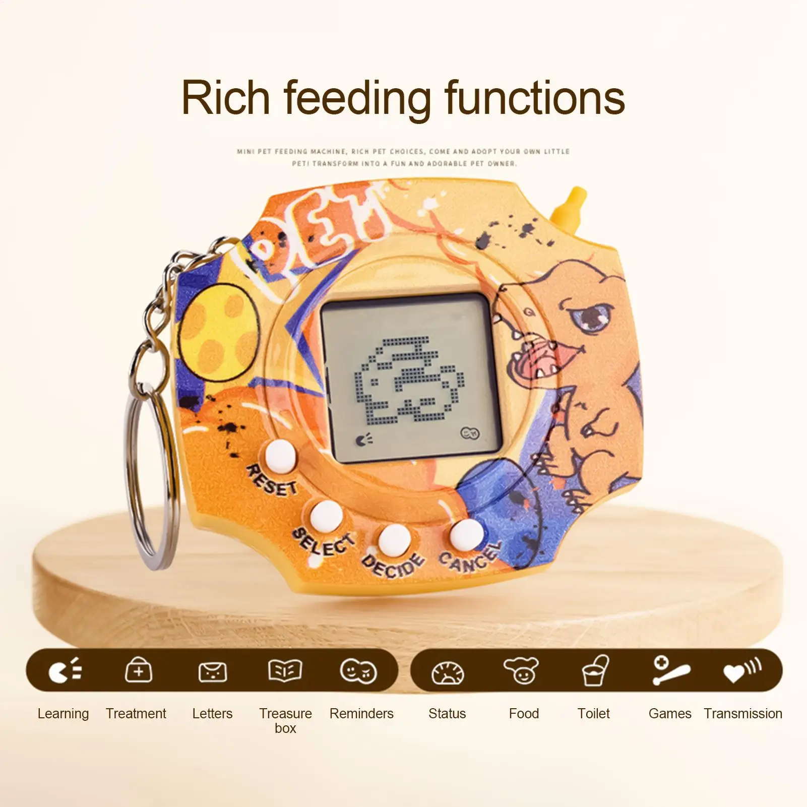 Jeu électronique pour animaux de compagnie pour enfants, Console de jeu portable, Machine de levage virtuelle pour animaux de compagnie, jouets électroniques pour enfants et adultes, jouet numérique pour animaux de compagnie