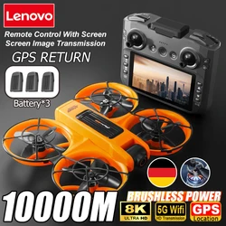 Lenovo S156 Drone 8K Aerial HD Wide Angle Dual Camera 5G WIFI Brushless Motor Intelligent Obstacle Avoidance GPS Return Drone