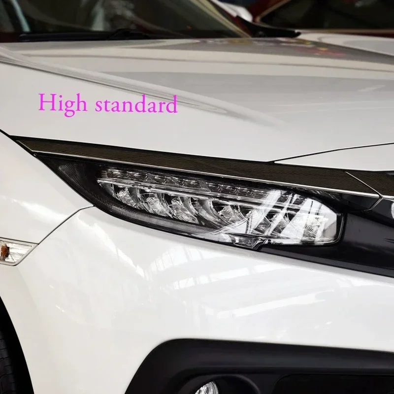For Honda Civic 2016 2017 2018 2019 2020 2021 Headlight Shell Lamp Shade Transparent Cover Headlight Glass Headlamp Cover view 6
