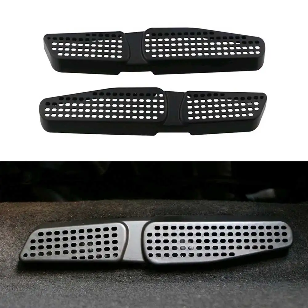 

2Pcs AC Heat Floor Air Conditioner Duct Vent Outlet Grille Cover Trim for Volkswagen Vw T-roc 2017-2021 Golf 7 MK7 for Audi A3