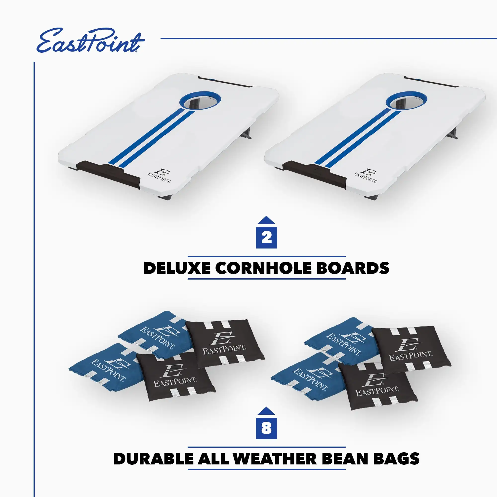 EastPoint Sports All-Weather 2' x 3' Cornhole Bean Bag Toss Outdoor Game