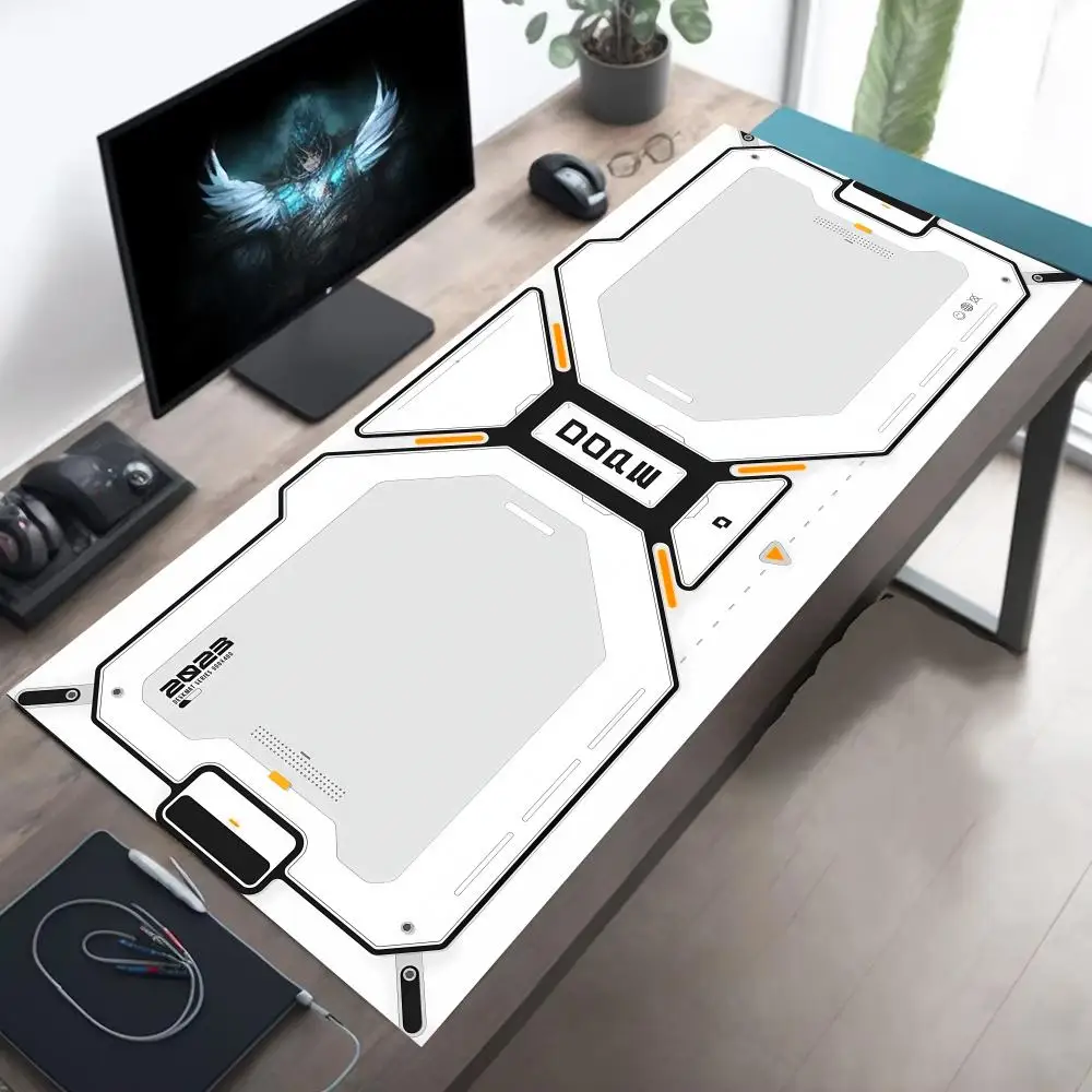 Nowa prosta czarna podkładka pod mysz Duża podkładka pod mysz do laptopa XXL Duża podkładka pod mysz do gier Antypoślizgowe gumowe podkładki na biurko PC — zdjęcie produktu 3