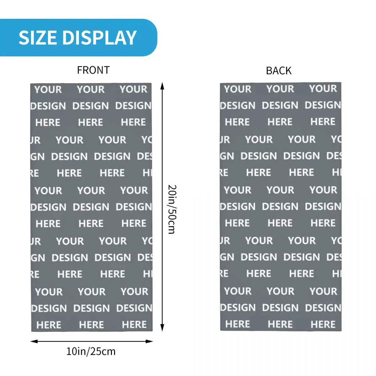 Custom Custom Your Design Here Neck Gaiter Men Windproof Winter Personalized Add Your Own Photo Text Logo Bandana Scarf for Ski