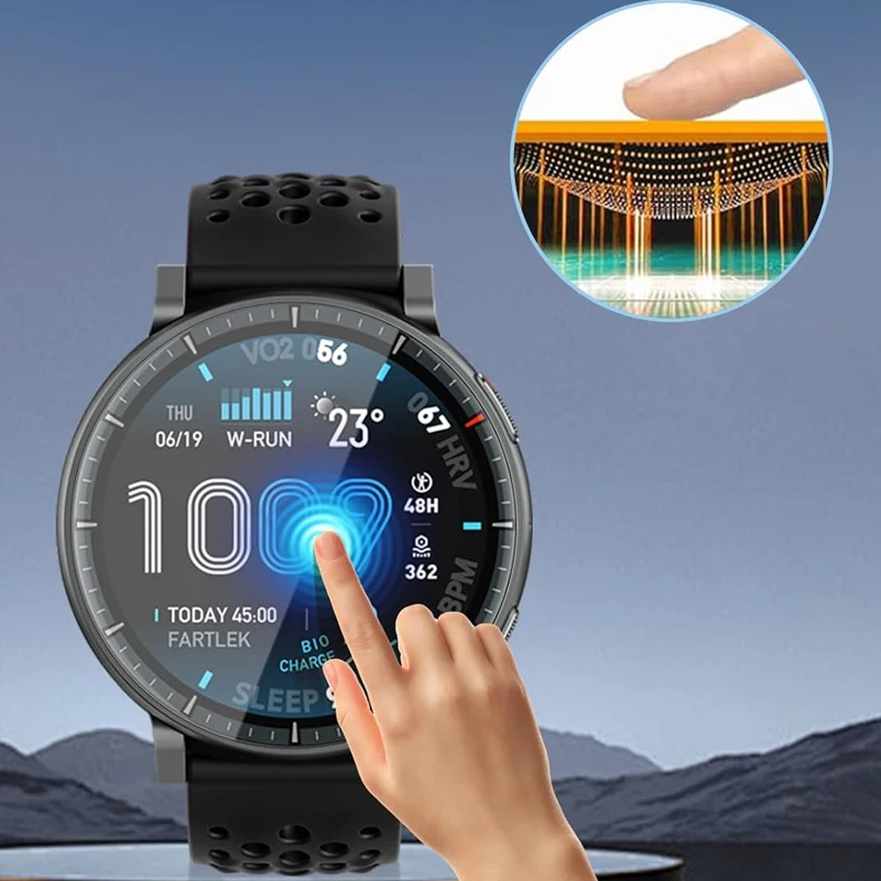 1-5PCS Ultra-thin Screen Protector For Amazfit Active Max TPU HD Anti-scratch Protective Film For Amazfit Active Max Accessories image 6
