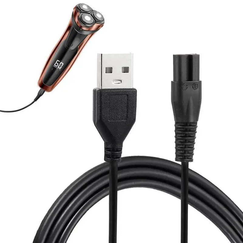 USB Razor Cord Charger Cable Compatible With Meridian Grooming Electric Razor Trimmer Replacement Charging Cable Power Cord