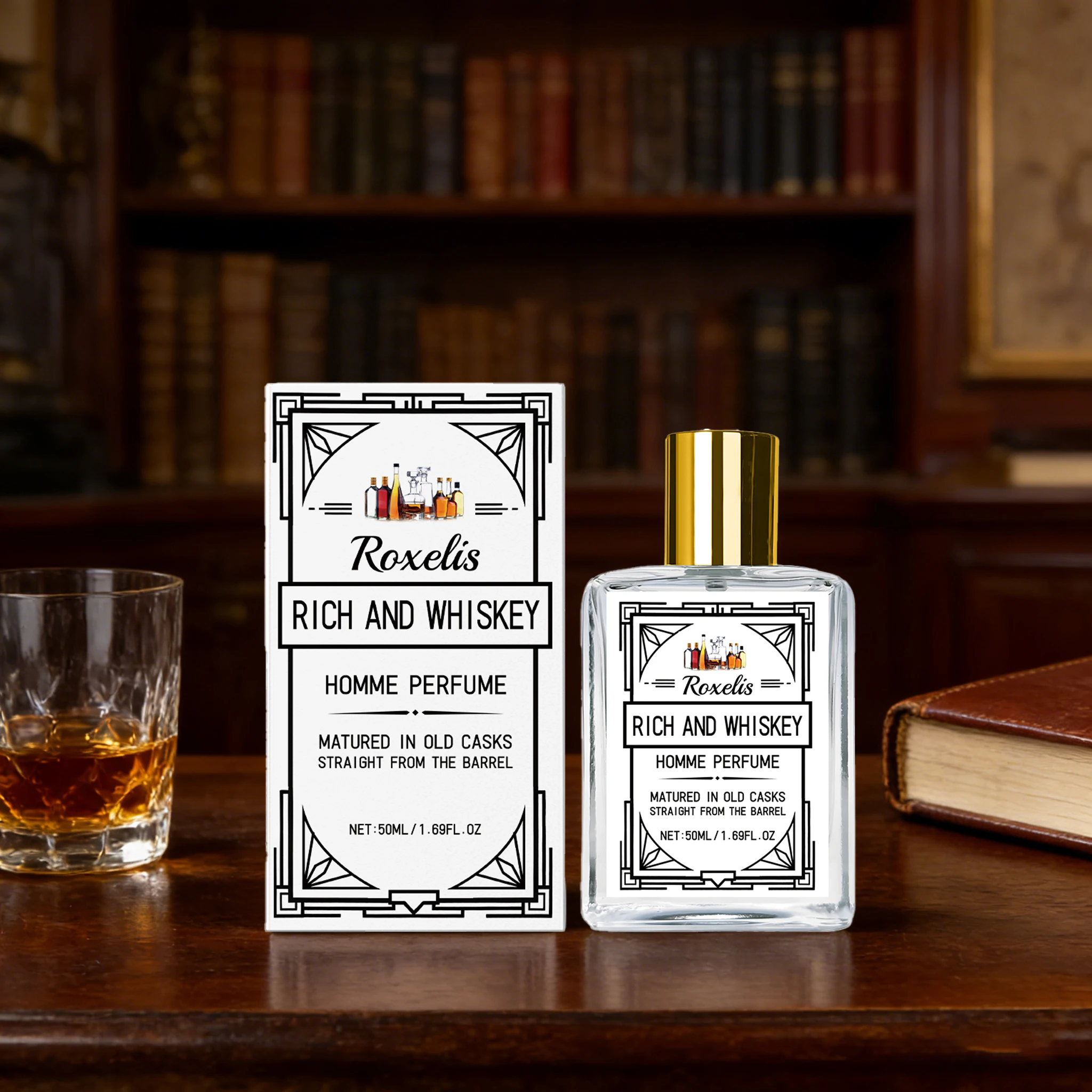 

Мужской парфюм 50 мл: стойкий, насыщенный аромат виски с феромонами, придающий уверенности и привлекательности, освежающий аромат для мужчин