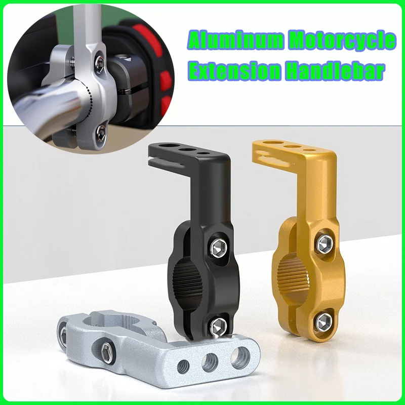 

Aluminum Motorcycle Extension Handlebar Mount Motorcycle Accessory Holder Motorcycle Accessories for Additional Accessories