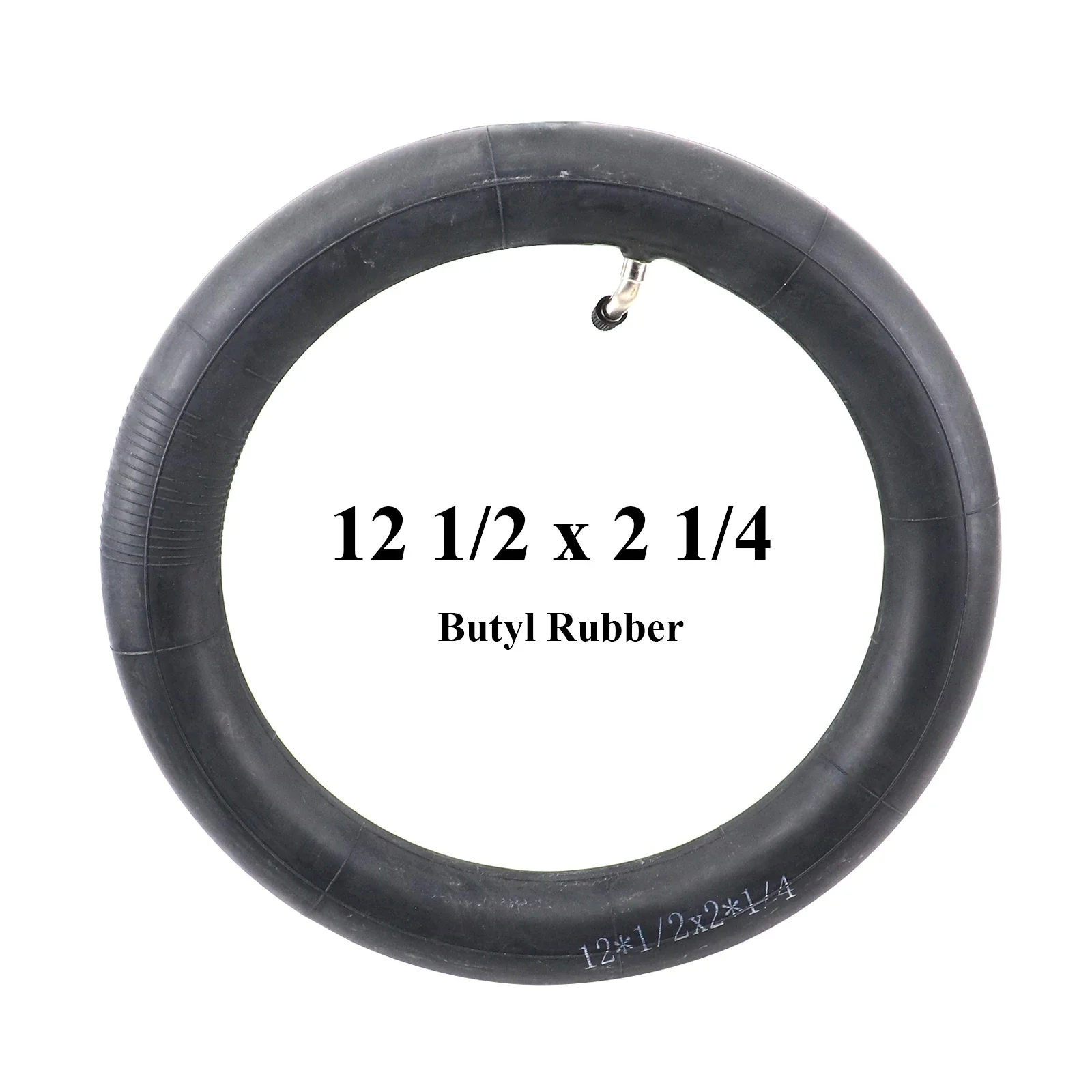 12 Inch 12 1/2 X 2 1/4 Inner Tube 12 1/2*2 1/4 Inner Camera With 90° Bent Valve for Many Gas Electric Scooters And E-Bike Parts