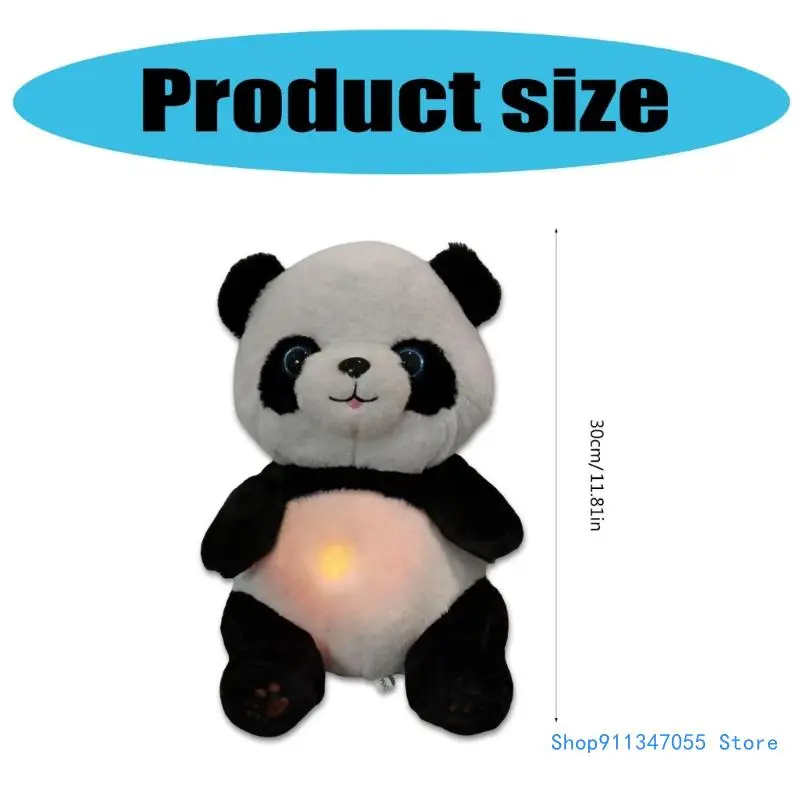 Sucette sommeil Panda en peluche robuste, avec lumière douce musique, pour soulager l'anxiété, usage quotidien, livraison