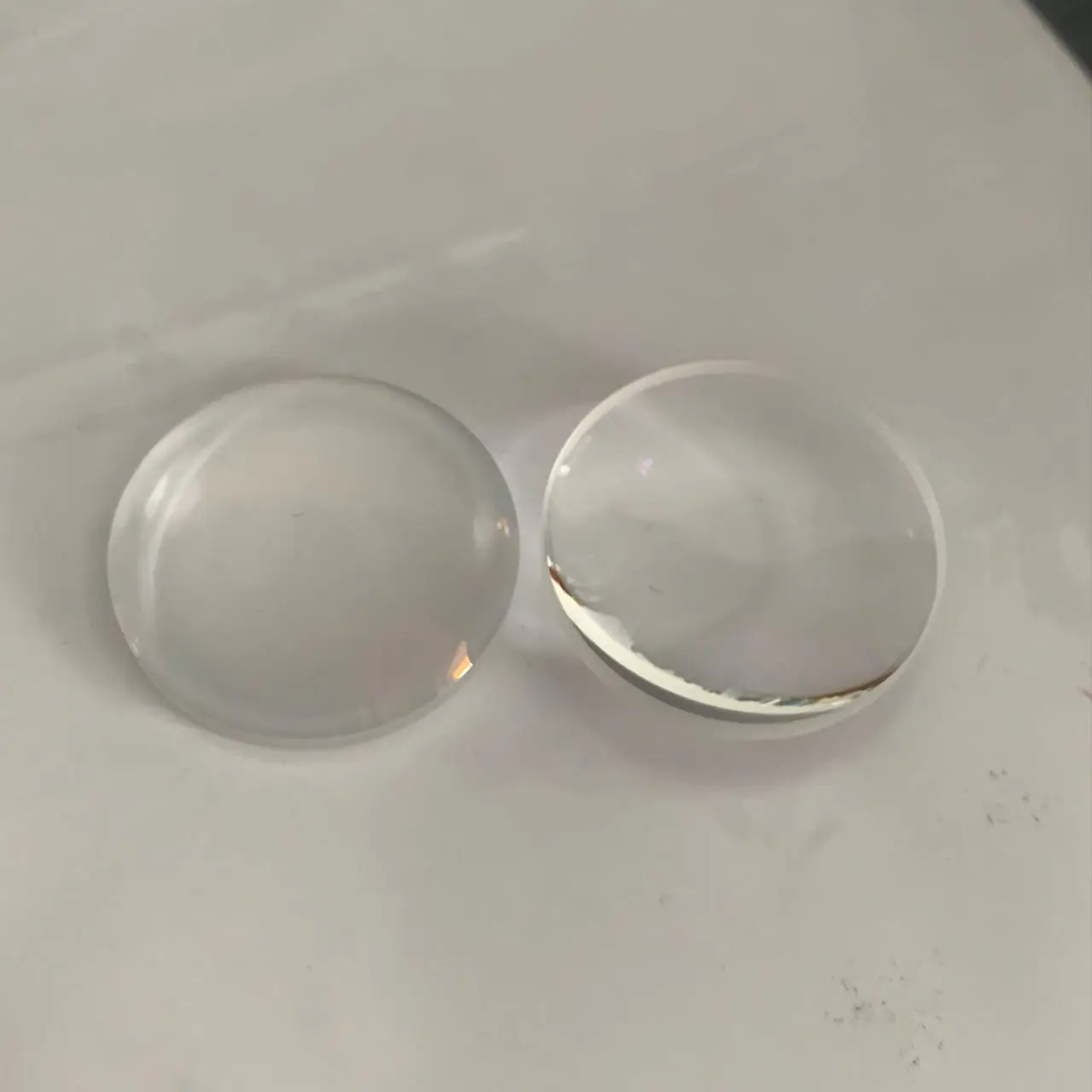 K9 meniscus lens D=30mm F=56mm double-sided visible light anti-reflection coating