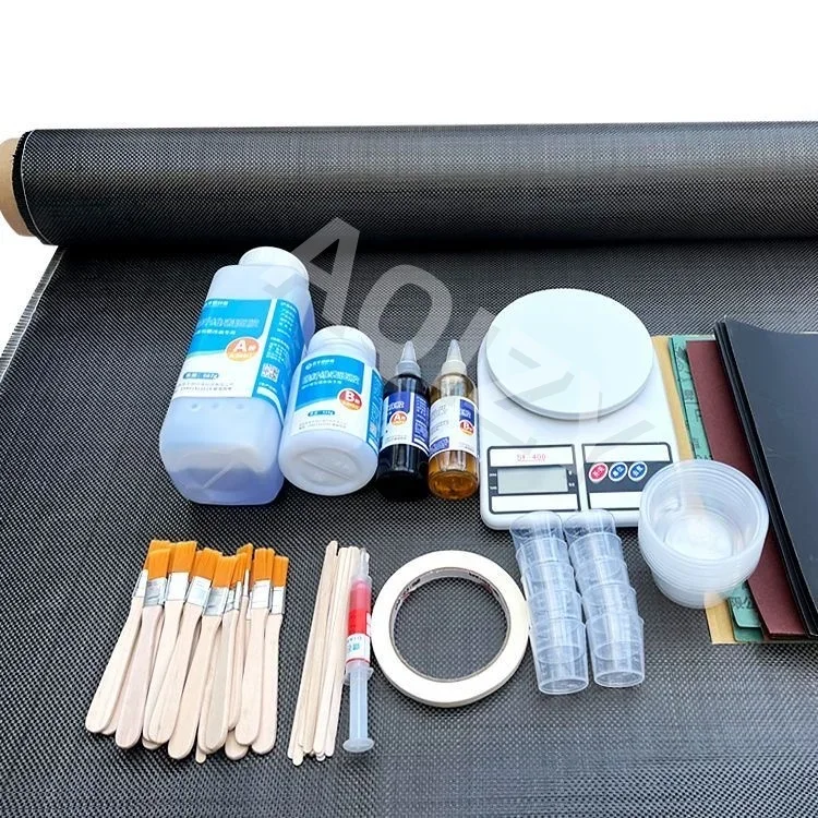 Real carbon fiber motorcycle car kit DIY handmade wrapping carbon cloth hand paste modification epoxy resin roof sports