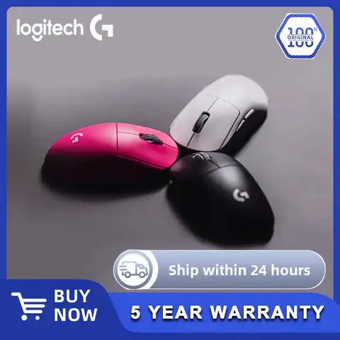 Logitech G PRO X SUPERLIGHT 2 Wireless Gaming Mouse, 60g Pro-Grade with 5 Programmable Buttons, 44k DPI Sensor