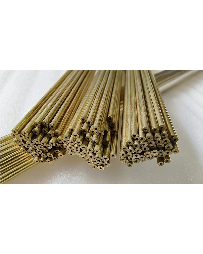 100pcs L400mm Brass Electrode Copper Tube Single Hole (0.3~1.0)*400mm for EDM Drilling perforating Machines