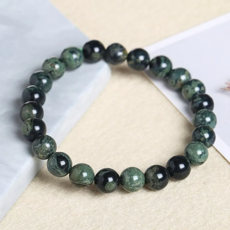 JD Natural Stone New Material Kambaba Jasper Round Loose Beads Bracelet Full Pick Size For DIY Jewelry Making Wholesale