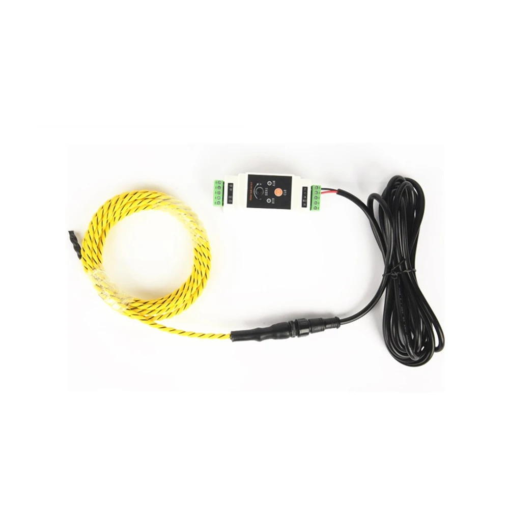 Nicht positionierender Wasserleck-Controller, 1 m, Kabel zur Erkennung von Wasserlecks, Wasserimmersionssensor, Induktionsseil, Wasserleck-Set