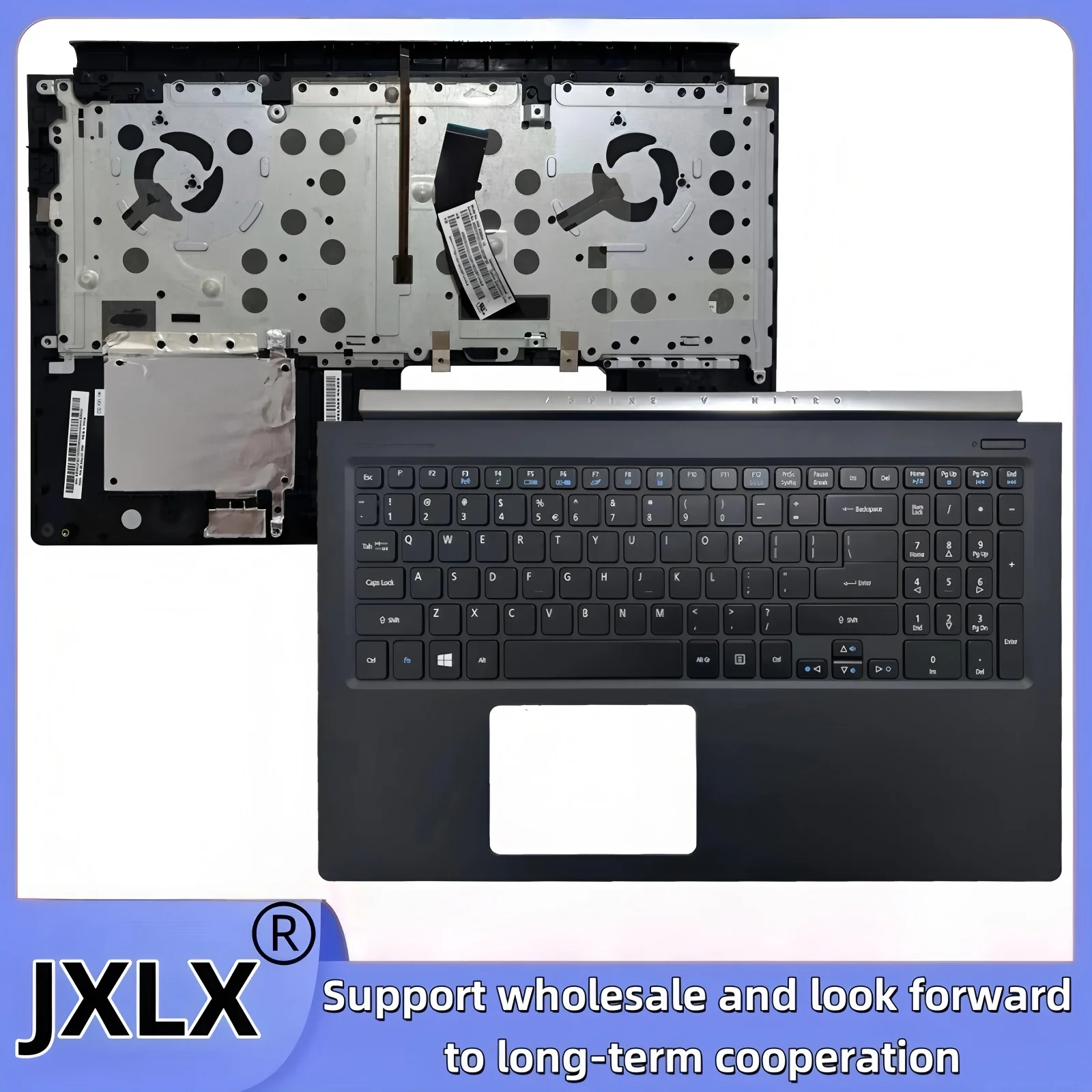 JXLX® New For Acer VN7-571 VN7-591G MS2391 Laptop Case/Handrest Cover with Keyboard Black 60.MQLN1.009