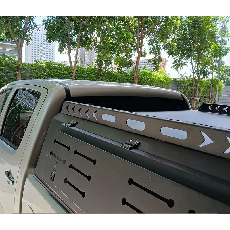 

High Qualit for Waterproof Hinged Pickup Camper Shell Rear Bed Caps for Hilux Vigo 4Doors Integrated Truck Canopy Locking