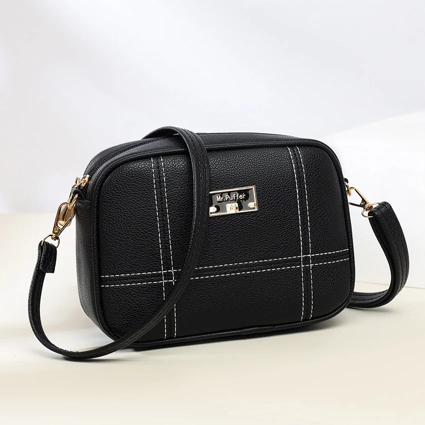 New Fashion Small Shiling PU Women's Bag High-end Sense Niche 2024 New Stylish Ins Crossbody Versatile Small Square Handbag