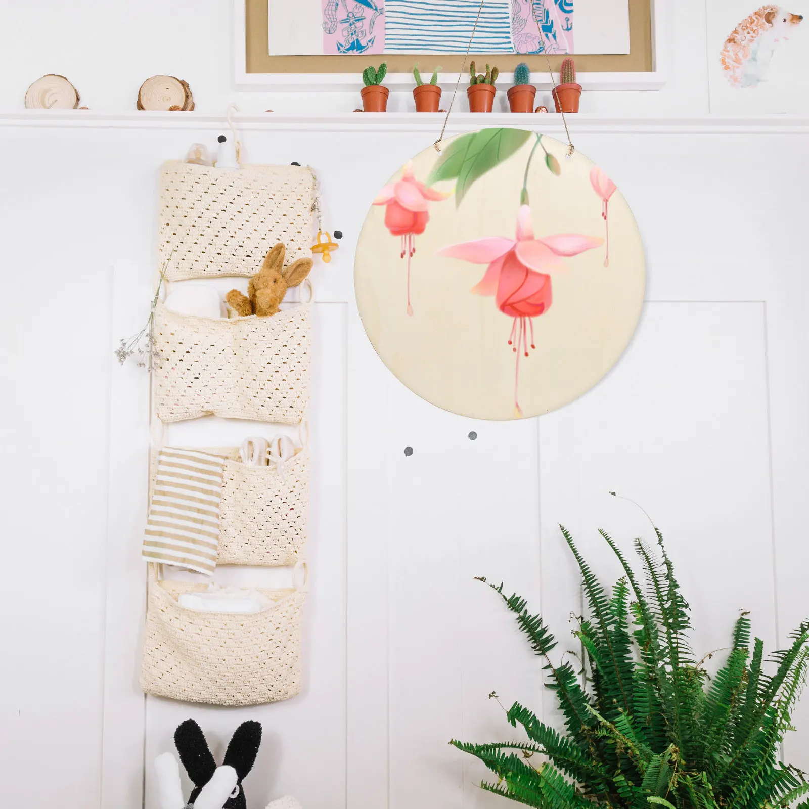 

15Sets Round Wood Circles Solid Wood Discs Blank Rustic Smooth Surface DIY Crafts Painting Ornaments Home Event Decor